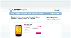 Desktop Screenshot of cellphonesignal.com